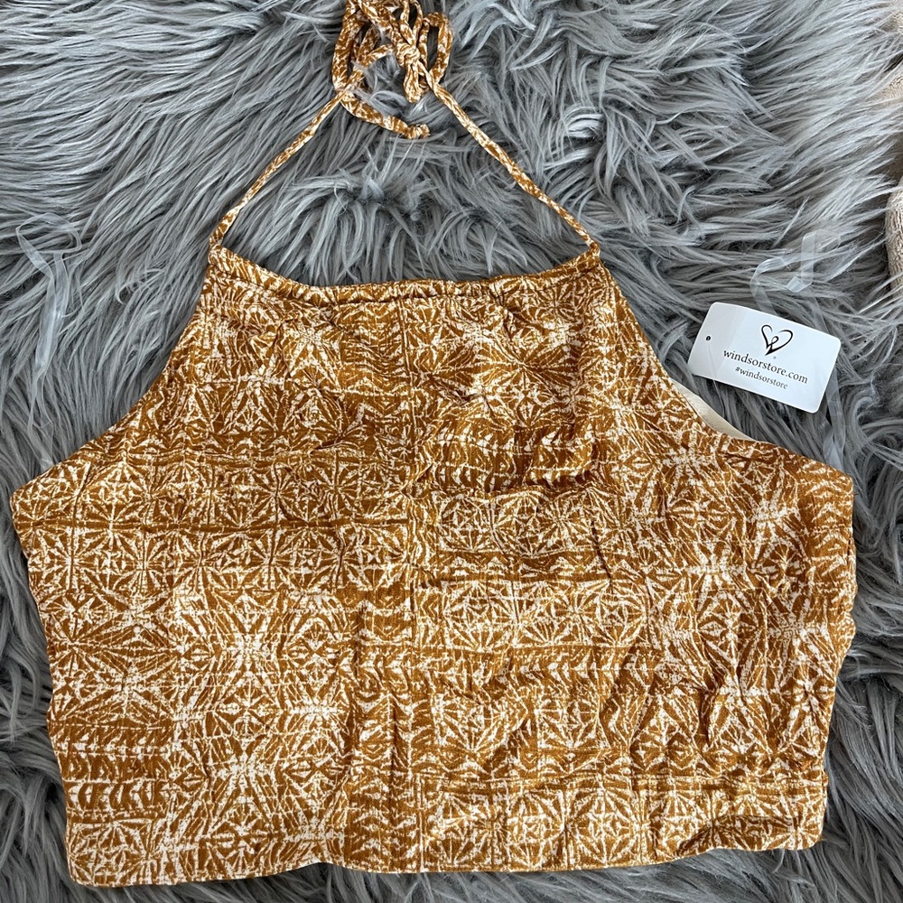 Backless Halter Top